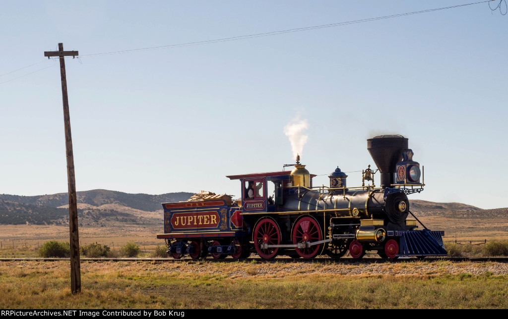 CPRR 60 - Jupiter doing a run-by for park visitors